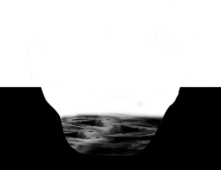 Imagen de agua en el fondo de un pozo